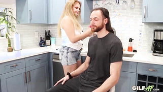 Busty Micky Lynn Rides Hard in Reverse Cowgirl After Passionate Oral