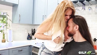 Busty Micky Lynn Rides Hard in Reverse Cowgirl After Passionate Oral