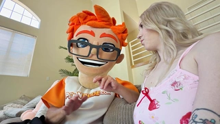 Blonde Gigi Sweets big tits pornstar took my big dick in doggystyle then cumshot