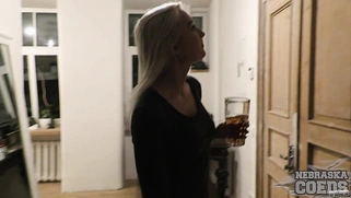 Blonde Babe Blows & Swallows
