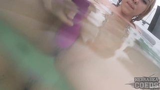 Adriana's Underwater Dildo Play