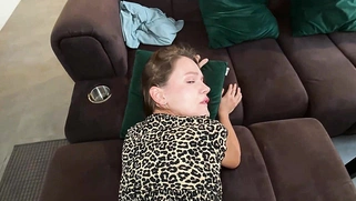 Gorgeous Busty Stepmother Fucks And Swallows Cum