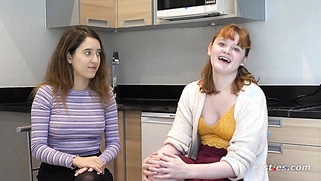 Hot Lesbian Friends Pamper Each Other