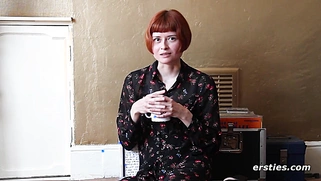 Hot Redhead Films Her First Solo Video