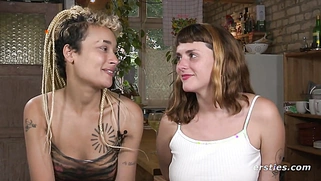 Sexy Girls Enjoy Hot Lesbian Fun Together