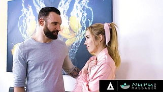 Cute Girl Gives POV Massage To Her Sibling's Hubby