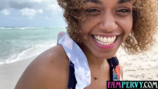 French ebony teen wants a foreign cock