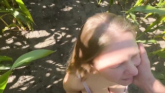 Chubby Natural Busty Blonde Teen Anal Fucked Outside