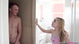 Stepbrother takes too long to jerk off