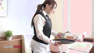 Sultry Asian Girl in Uniform Provides Passionate Blowjob Experience