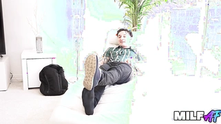 MILF Dana Levy Smokes Then Rides Tattooed Stud