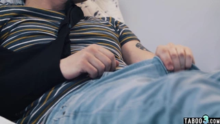Ebony MILF stepmom takes pity on stepson