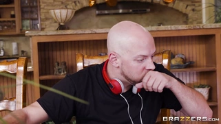 Busty MILF Ariella Ferrera seducing the teacher-adviser