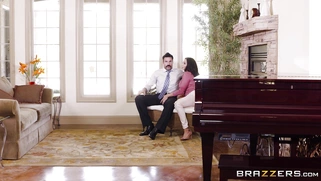 Busty MILF Ariella Ferrera seducing the teacher-adviser