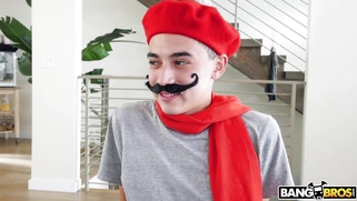 Anissa Kate handjobs her pupil and his mom is none the wiser