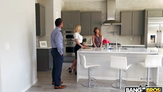 Synthia Fixx seducing Johnny Castle behind his wife's back