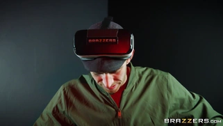 Alessandra Jane sucks the huge cock in POV