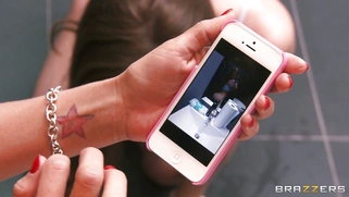 Kirsten Price making Maddy O'Reilly clean the bathroom