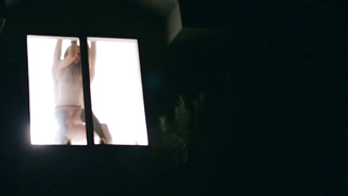 Rachel Roxxx in a stockings getting slammed standing doggie