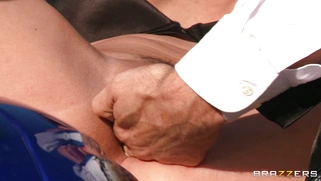 Destiny Dixon gives him a taste of her wet pussy