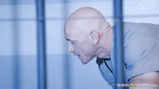 Big breasted Lily Lane gets pussy fingered in prison