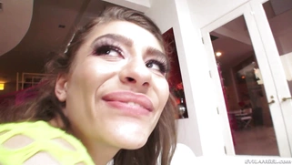 Rebel Lynn gets her butt drilled doggystyle