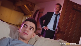 Tina Kay sucking her new husband's son's hard cock