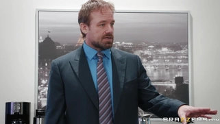 Abigail Mac seducing Isiah Maxwell in the office