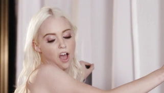 Chloe Couture riding black guy on the gym bench