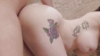 Busty MILF Joslyn James gets pounded standing in the bathtub