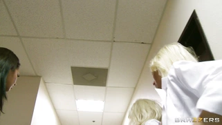 Dr. Brooklyn Blue asked her assistants to suck his dick