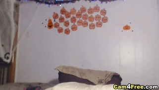 Busty amateur dildoing her pussy till orgasm