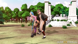 Busty MILF Rachel Starr gets fucked standing