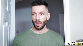 Bridgette B taking the shower and soaping her big boobs