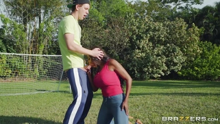 Diamond Jackson sucks cock and her son is none the wiser