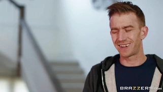 Blonde beauty Angel Wicky posing for photographer Danny D