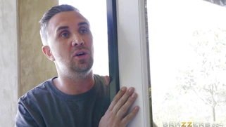 Redhead Monique Alexander foreplays with Keiran Lee