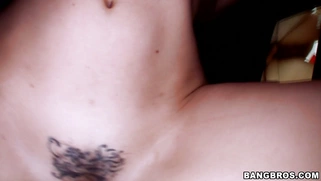 Chanel Preston doing a glory hole for the first time