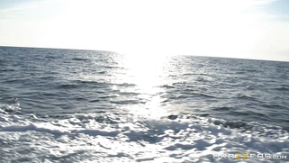 Hot bitch Dani Daniels hanging out on her boat