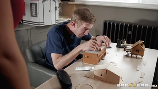 Blanche Bradburry destroys Danny D's toys