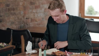 Ashleigh Devere gets pussy licked by Danny D on the table