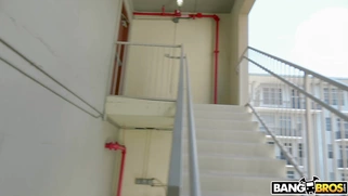 Julianna Vega shows off her delightful parts outdoors