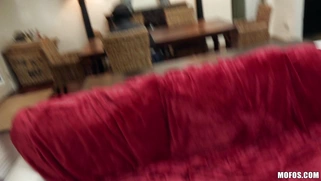 Lilly Ford is sucking cock behind her BF's back