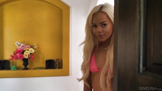 Busty Nina Elle getting fucked in reverse cowgirl pose