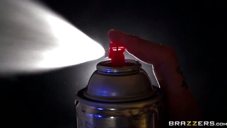 Krysta Kaos sucking that big dick as if it was the last one on Earth