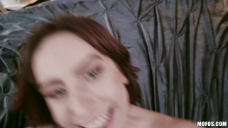 Natural busty Scarlett Johnson gets pussy nailed in POV